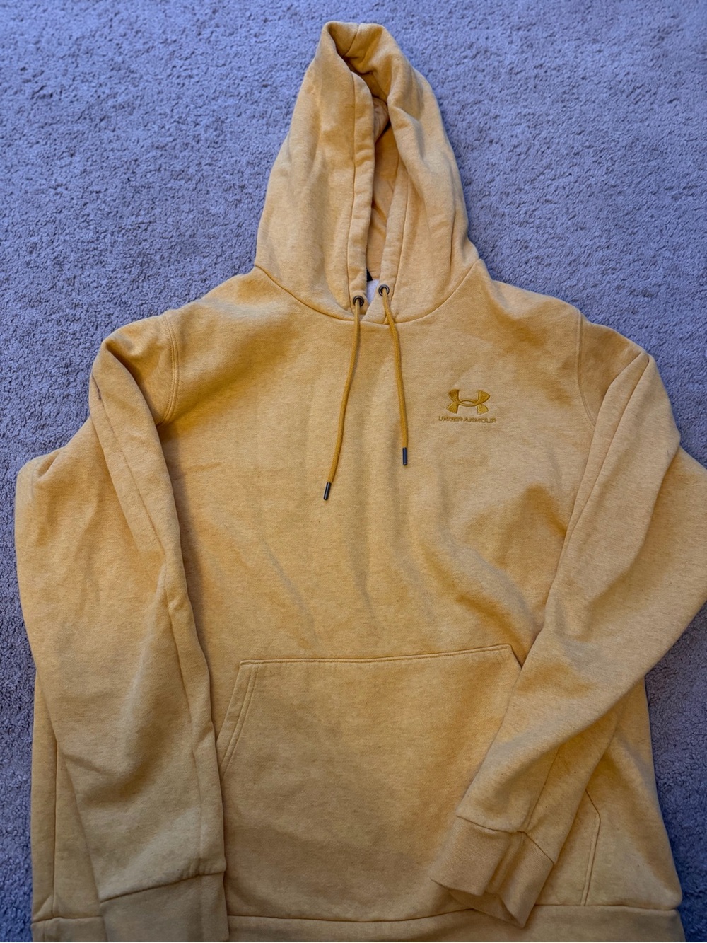 Under Armour Men's Yellow Crewneck Hoodie